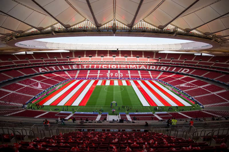 Sân vận động hiện nay của đội bóng Atletico Madrid